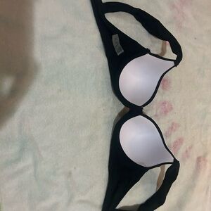 Black and White Bikini Top